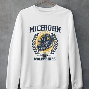 Michigan Y2K Sweatshirt Michigan Wolverines Michigan Unisex Sweatshirt